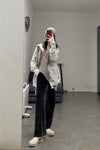 BORIS BIDJAN SABERI Light Grey Cashmere Hat KNHAT2 FPI30001